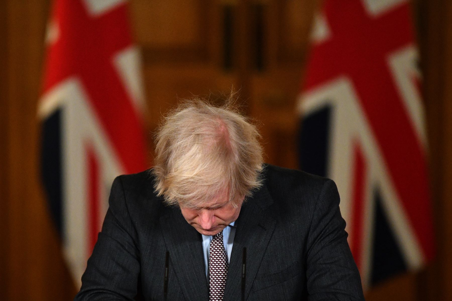El primer ministro británico, Boris Johnson, anunció el jueves su dimisión como líder del Partido Conservador, pero se mantendrá como jefe del gobierno hasta que se nombre a su sucesor.Foto: AFP