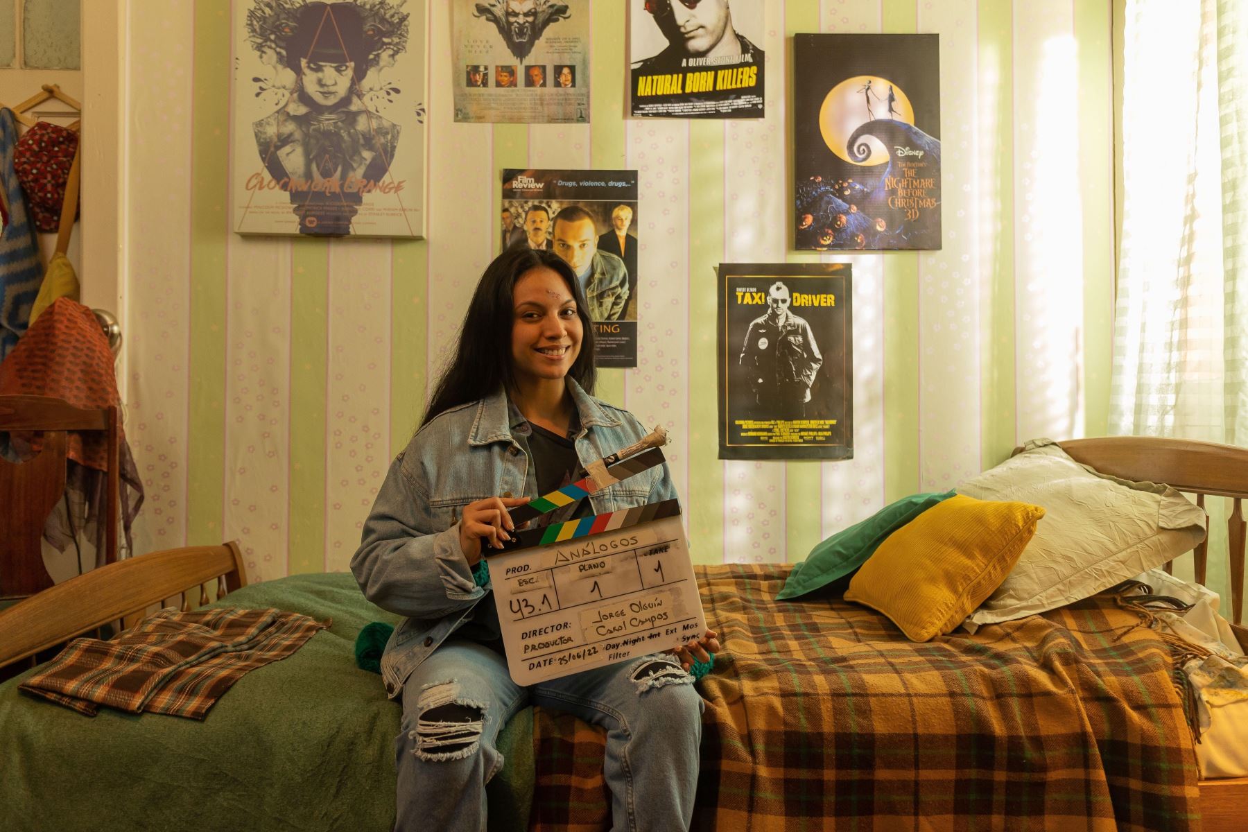 Cindy Díaz a la pantalla grande con la cinta "Análogos"
