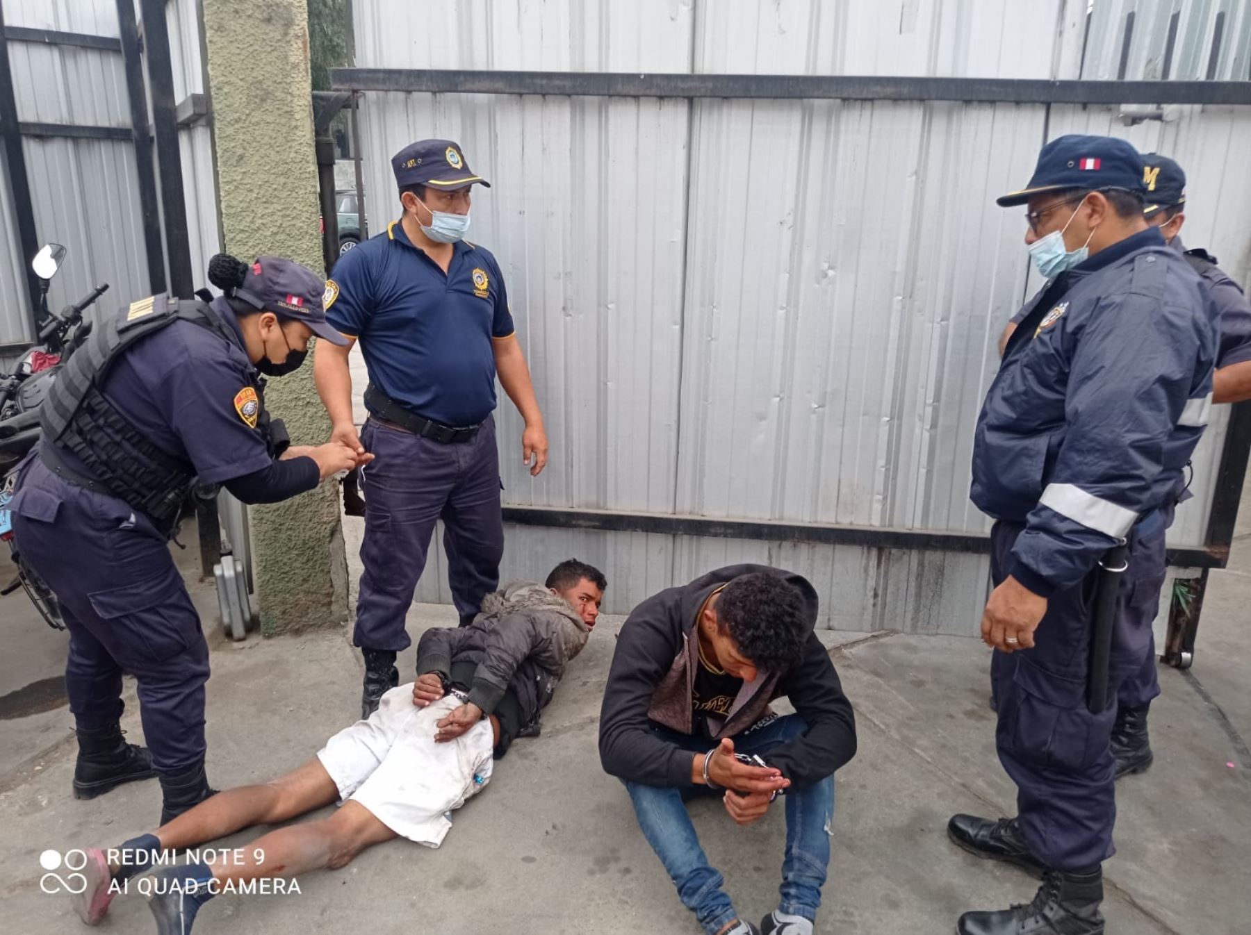 Policía detiene a tres ciudadanos extranjeros por atacar y herir con un cuchillo a dos serenos en la ciudad de Trujillo. Foto: ANDINA/difusión.