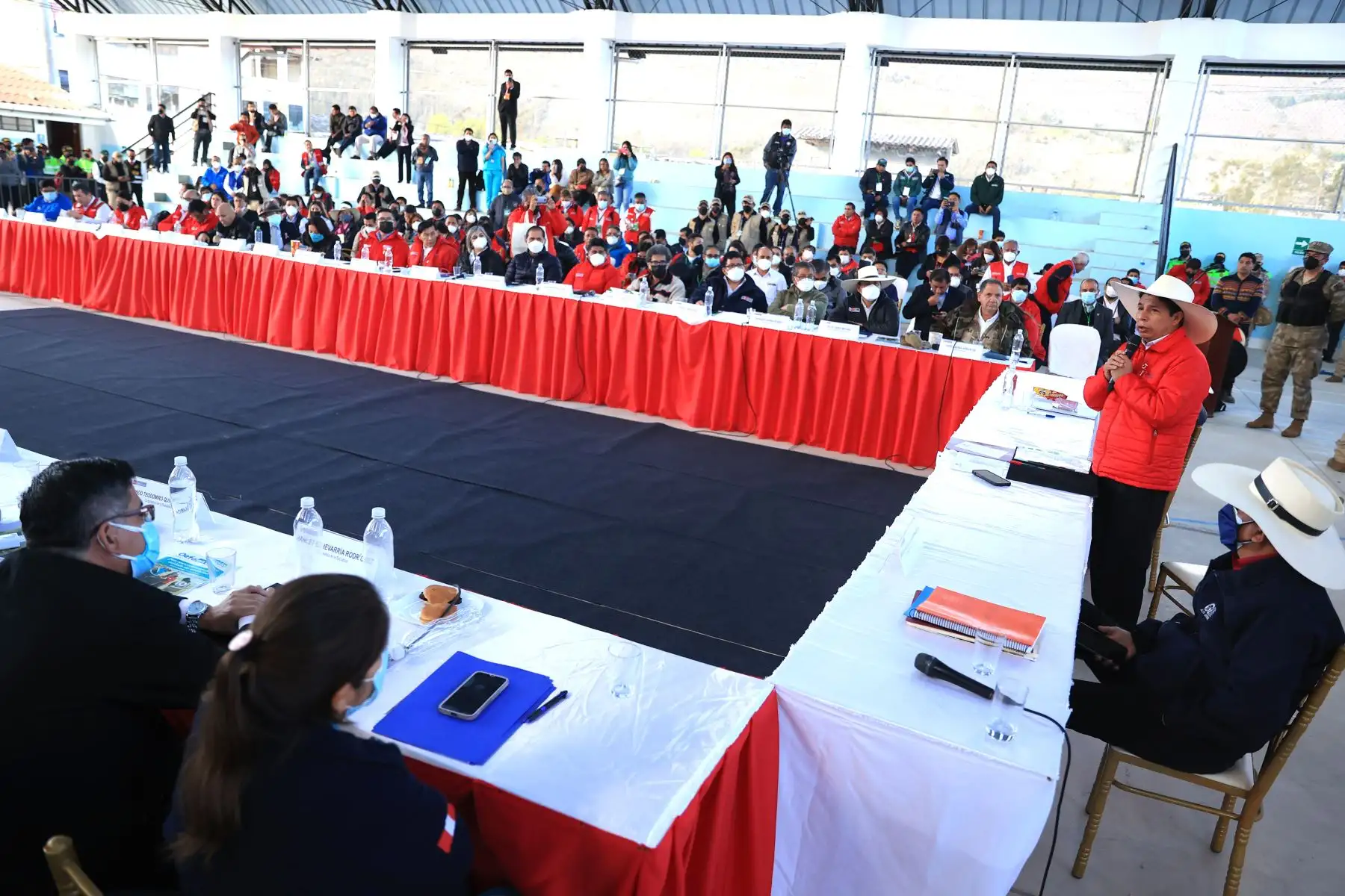 El presidente de la República, Pedro Castillo, lideró XIX Consejo de Ministros Descentralizado en la ciudad de Celendín, Cajamarca.
Foto: ANDINA/Presidencia Perú