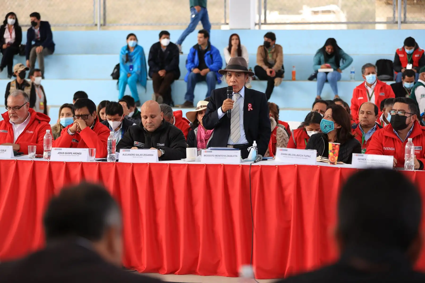 Ministro de Ambiente, Modesto Montoya, participó del XIX Consejo de Ministros Descentralizado en la ciudad de Celendín, Cajamarca.
Foto: ANDINA/ Presidencia Perú