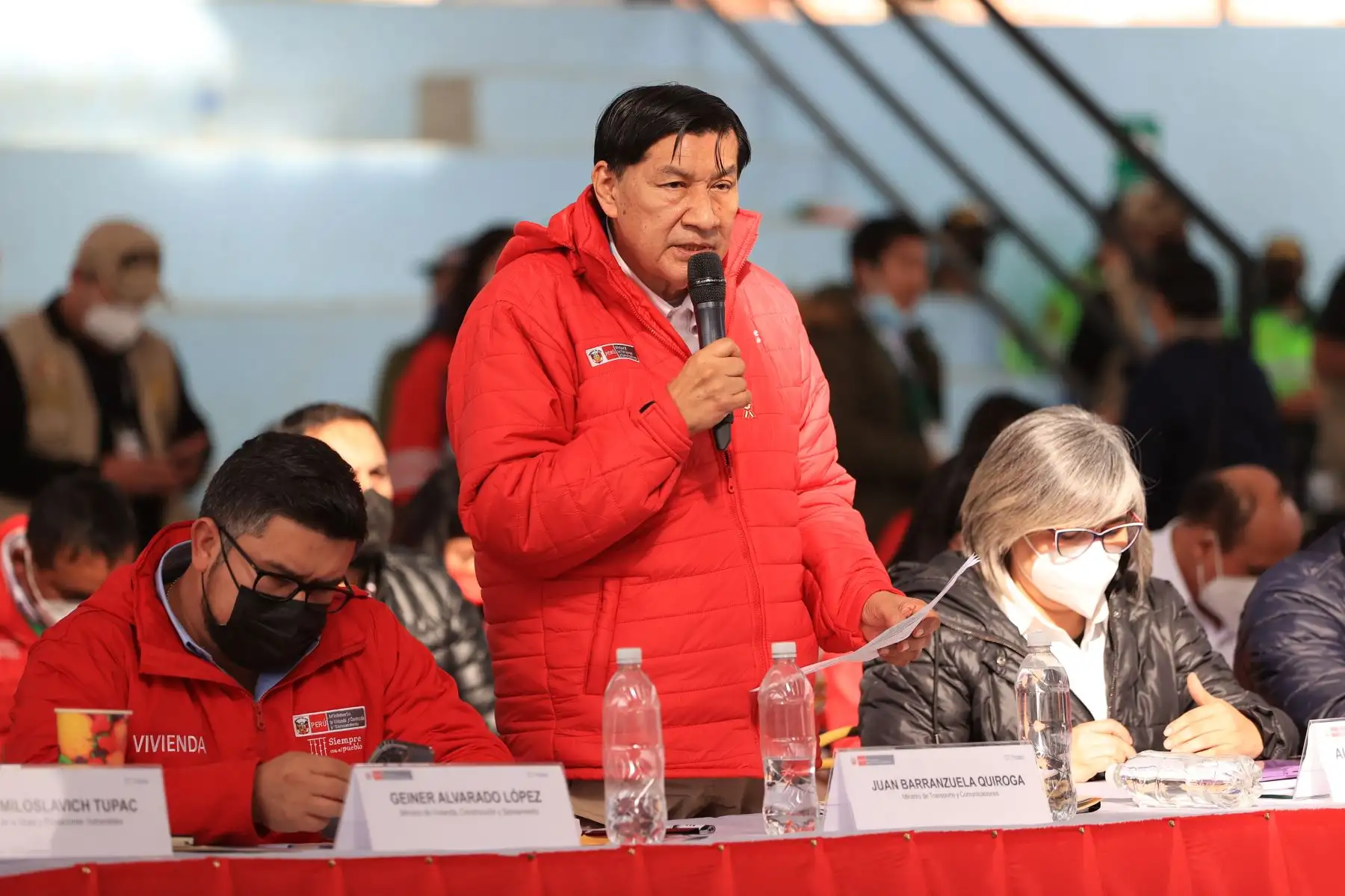 Ministro de Transportes y Comunicaciones, Juan Barranzuela, participó del XIX Consejo de Ministros Descentralizado en la ciudad de Celendín, Cajamarca.
Foto: ANDINA/ Presidencia Perú
