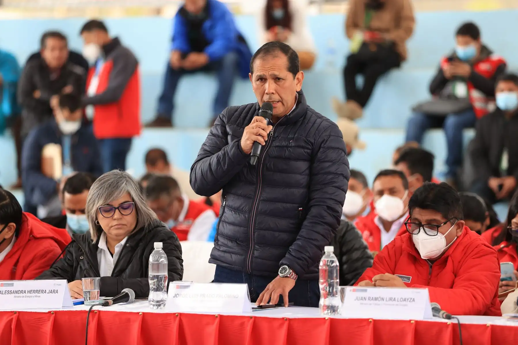 Ministro de Producción, Jorge Luis Prado Palomino, participó del XIX Consejo de Ministros Descentralizado en la ciudad de Celendín, Cajamarca.
Foto: ANDINA/ Presidencia Perú