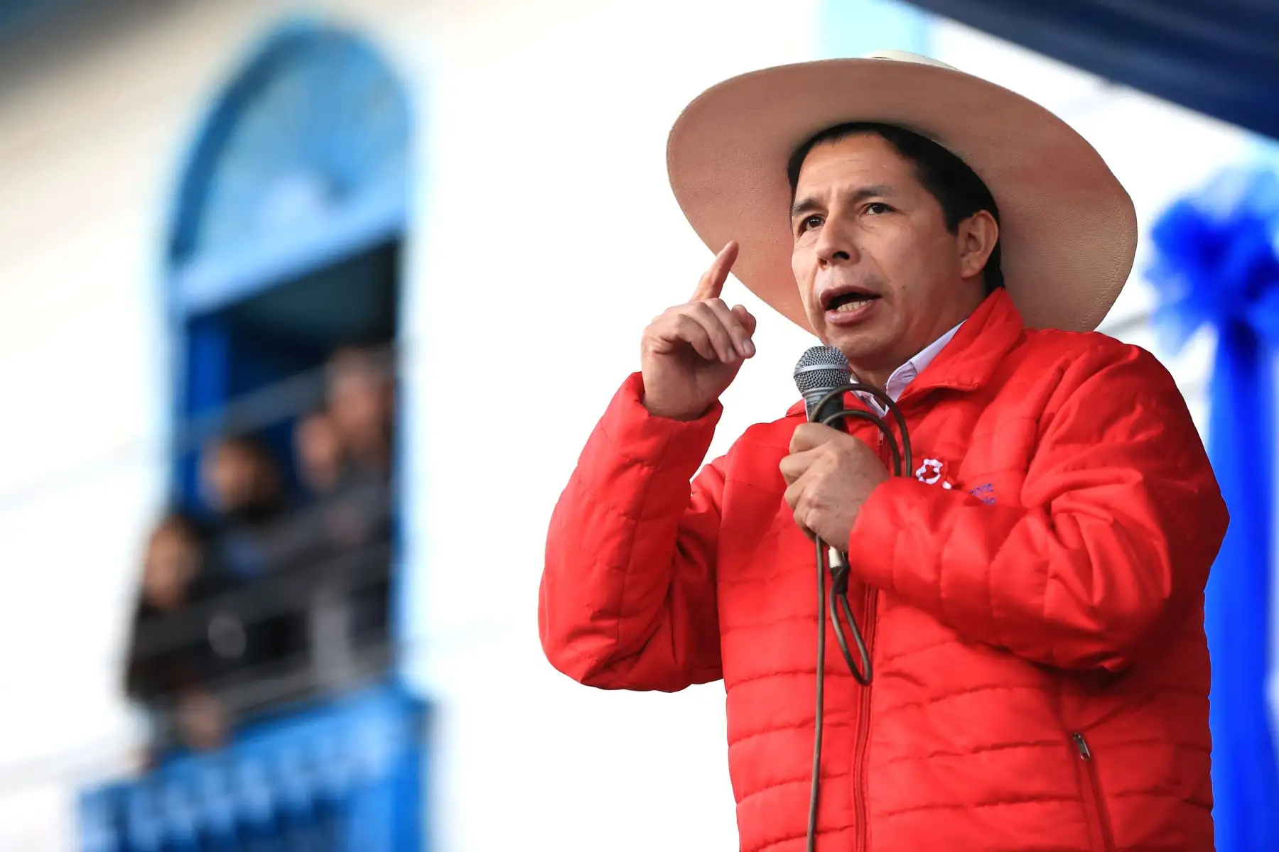 Luego de finalizado el Consejo de Ministros Descentralizado el presidente Pedro Castillo, sostuvo un encuentro con los pobladores en la plaza de armas de Celendín, Cajamarca.
Foto: ANDINA/Presidencia Perú