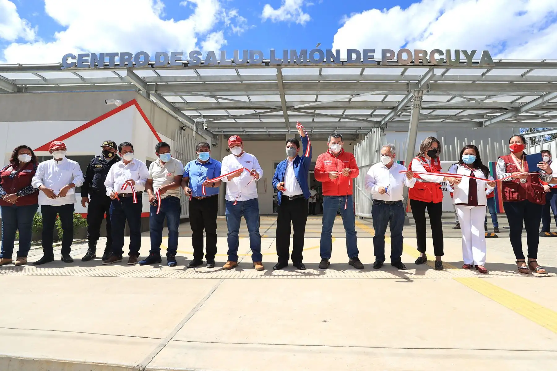 Presidente Pedro Castillo inaugura obras de reconstrucción del centro de salud Limón de Porcuya I- 3 en Piura.
Foto: ANDINA/Prensa Presidencia