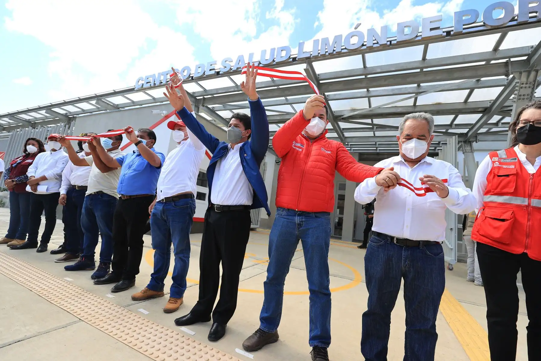 Presidente Pedro Castillo inaugura obras de reconstrucción del centro de salud Limón de Porcuya I- 3 en Piura.
Foto: ANDINA/Prensa Presidencia