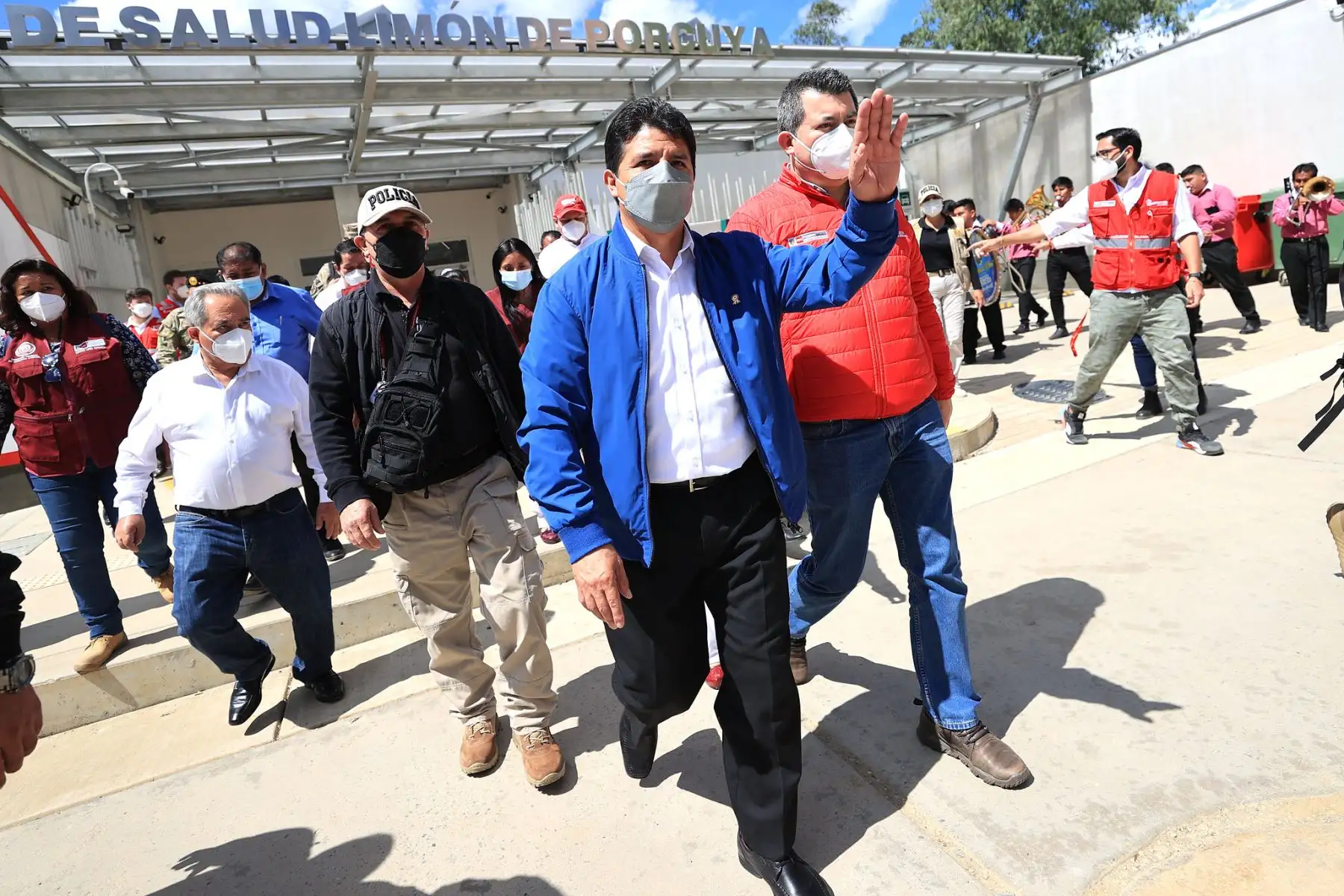 Presidente Pedro Castillo inaugura obras de reconstrucción del centro de salud Limón de Porcuya I- 3 en Piura.
Foto: ANDINA/Prensa Presidencia