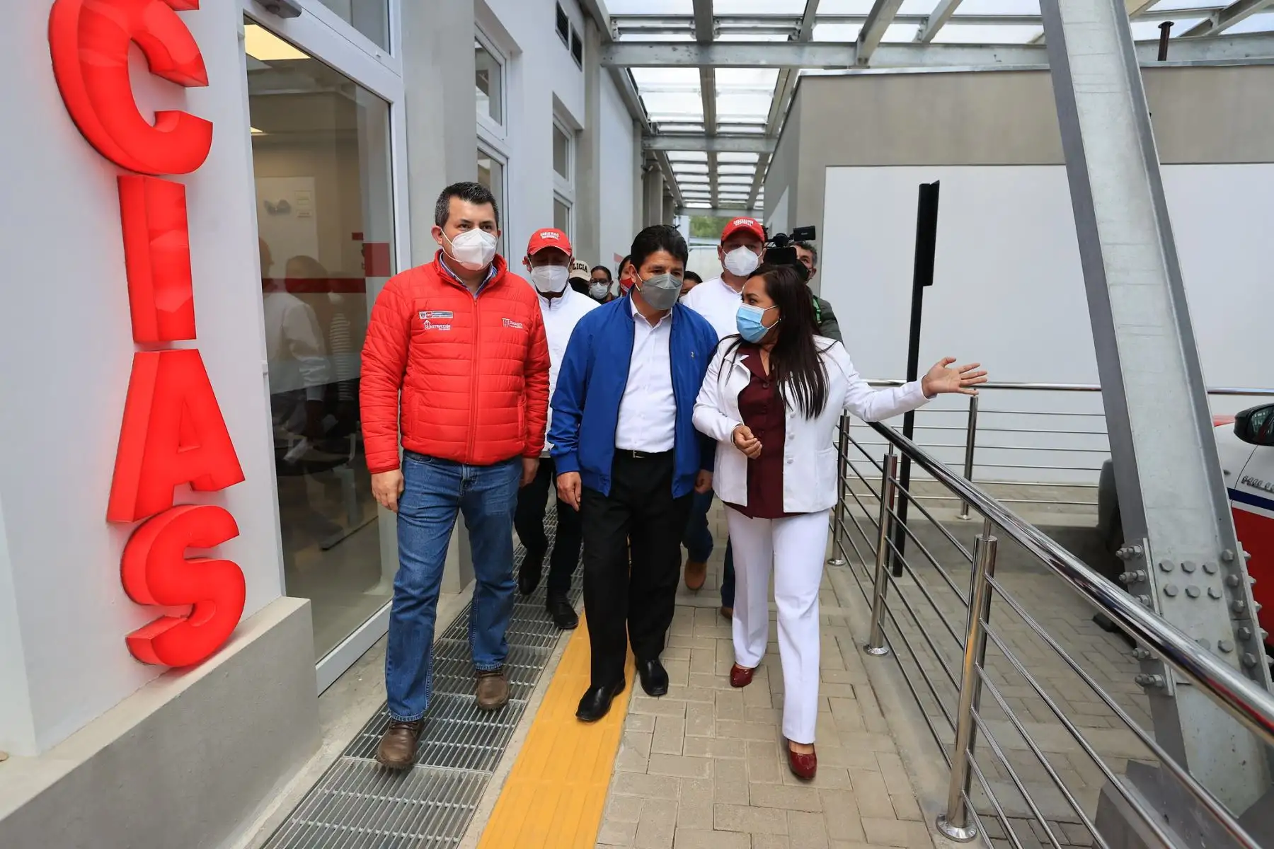 Presidente Pedro Castillo inaugura obras de reconstrucción del centro de salud Limón de Porcuya I- 3 en Piura.
Foto: ANDINA/Prensa Presidencia