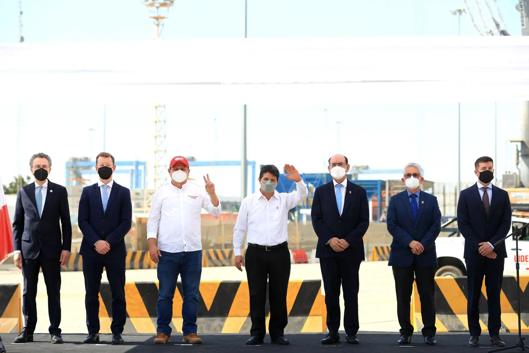 Presidente Pedro Castillo inaugura Unidad de Control Conjunto ( UCC) del puerto de Paita en Piura.
Foto: ANDINA/Prensa Presidencia