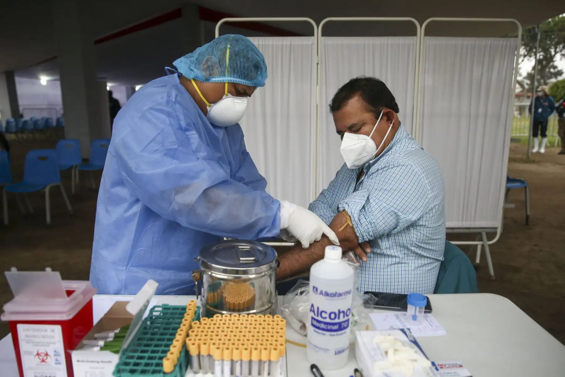 Ministerio de Salud realiza campaña de vacunación contra la influenza y el covid-19 en el Instituto Peruano del Deporte de San Juan de Miraflores.
Foto: ANDINA/Carla Patiño Ramírez