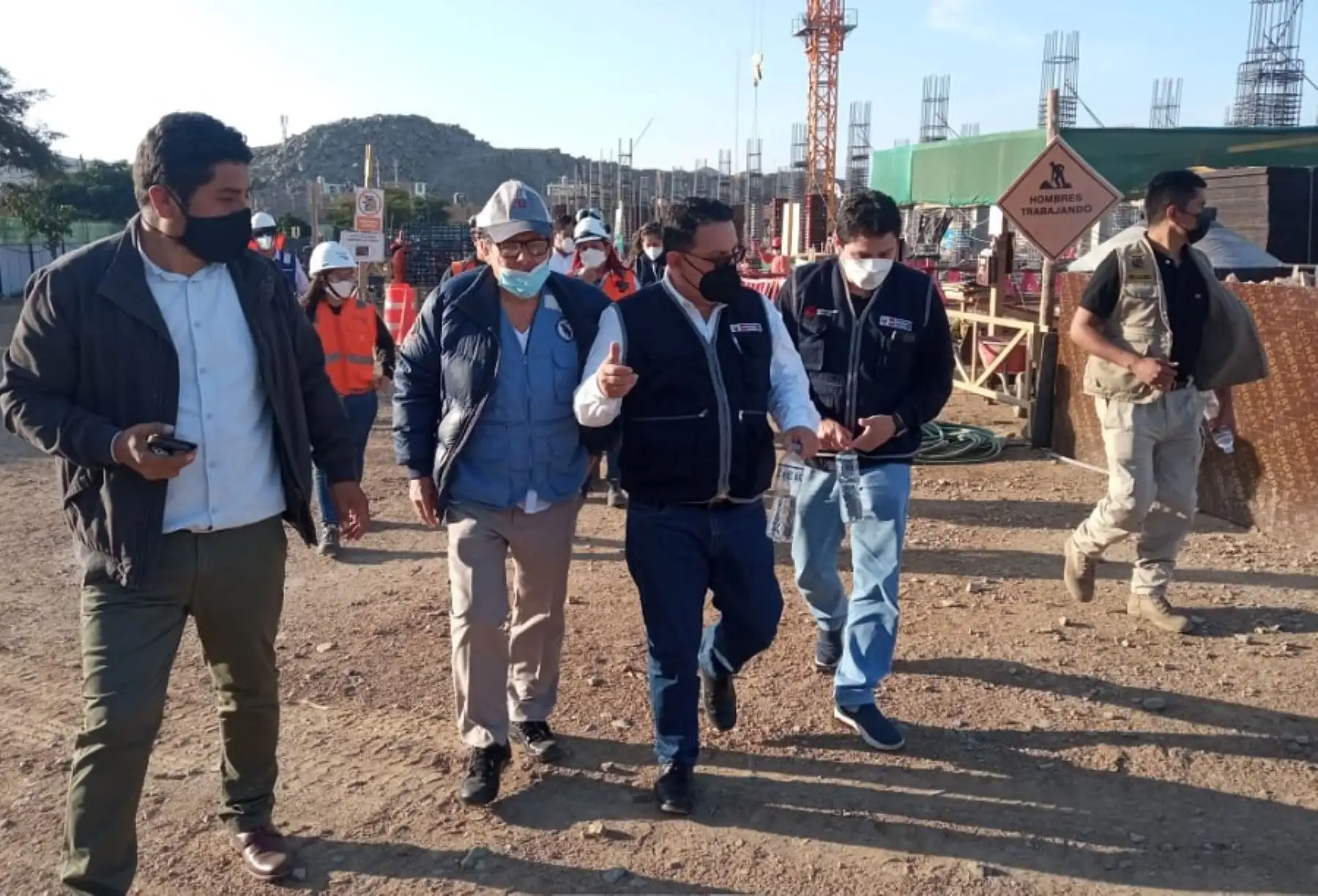 Los trabajos de la nueva infraestructura de categoría II-1, que cuenta con un terreno de 14,000 metros cuadrados, registran un importante avance que aseguran su pronta culminación y entrega total de la obra programada para el próximo año.