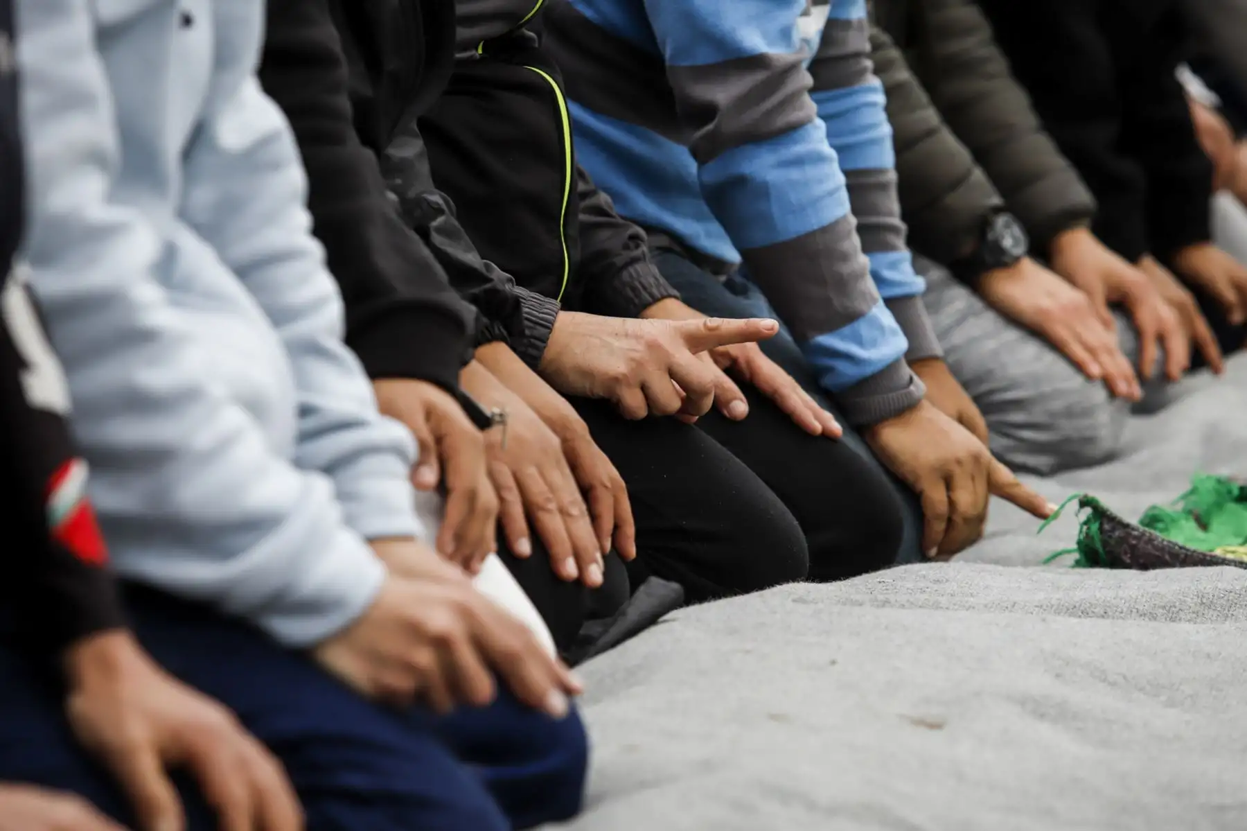 Integrantes de la Asociación Islam Perú celebraron esta tarde la festividad Eid al Adha, en el Parque de los Anillos, en Ate. Foto: ANDINA/Renato Pajuelo