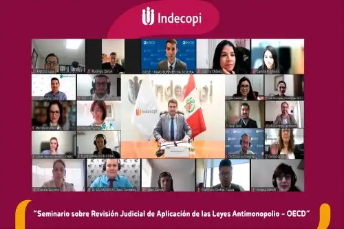OCDE y el Indecopi capacitan a jueces sobre desafíos en lucha contra cárteles empresariales. Cortesía Indecopi