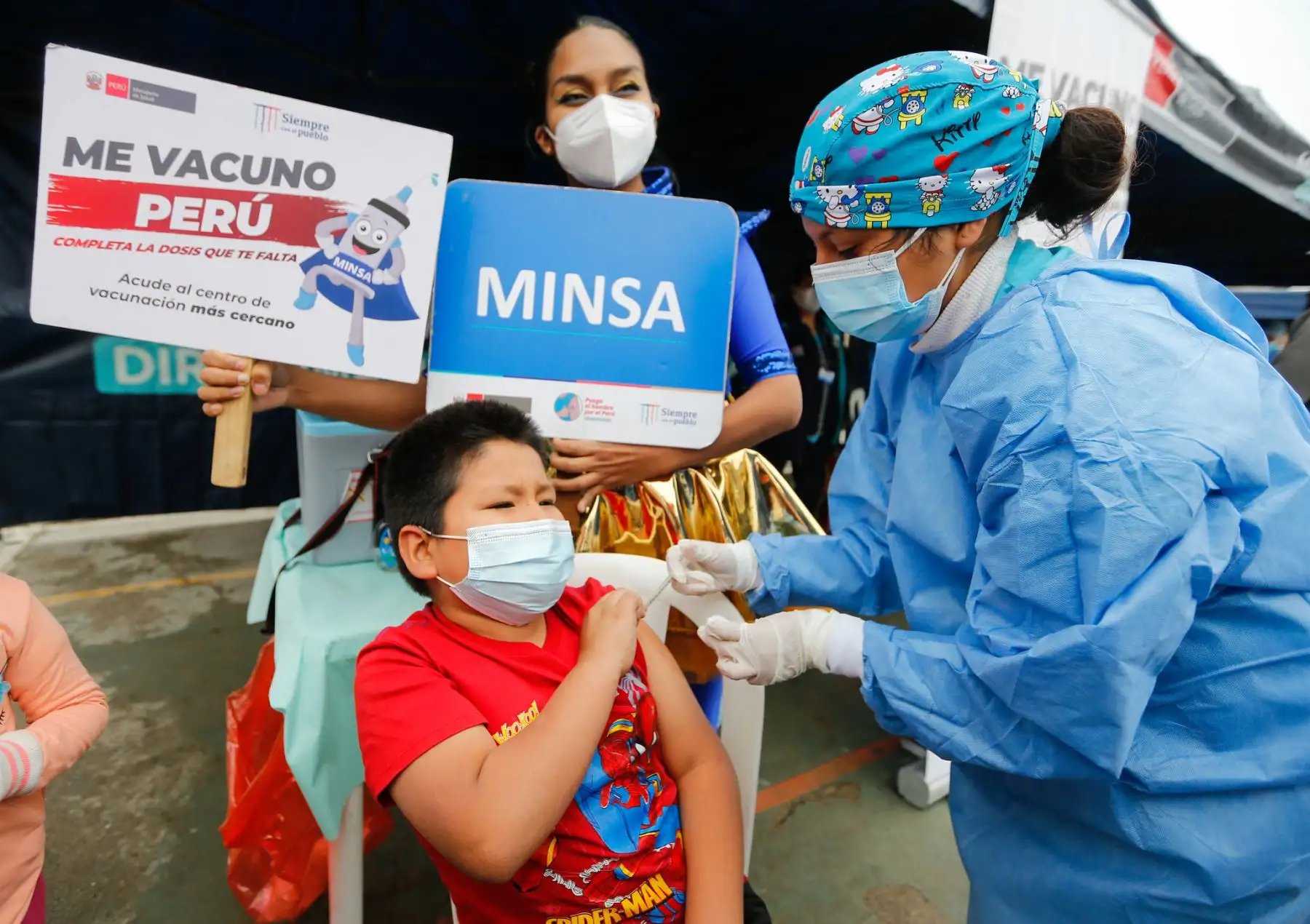 Minsa participa en la campaña de salud integral dirigida a 300 beneficiarios de las ollas comunes de Villa María del Triunfo.
Foto: ANDINA/Difusión