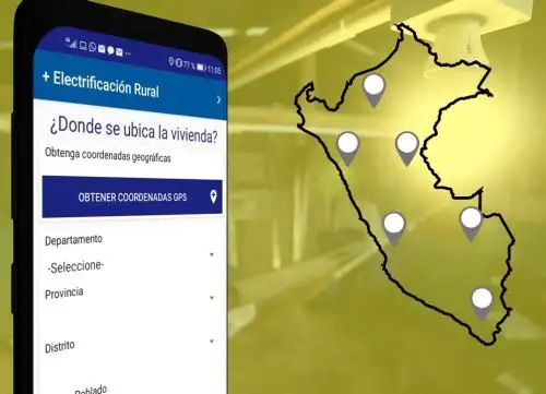 Conoce el aplicativo DGER + Electrificación Rural del Minem que permite identificar las viviendas que carecen de energía eléctrica en zonas rurales.