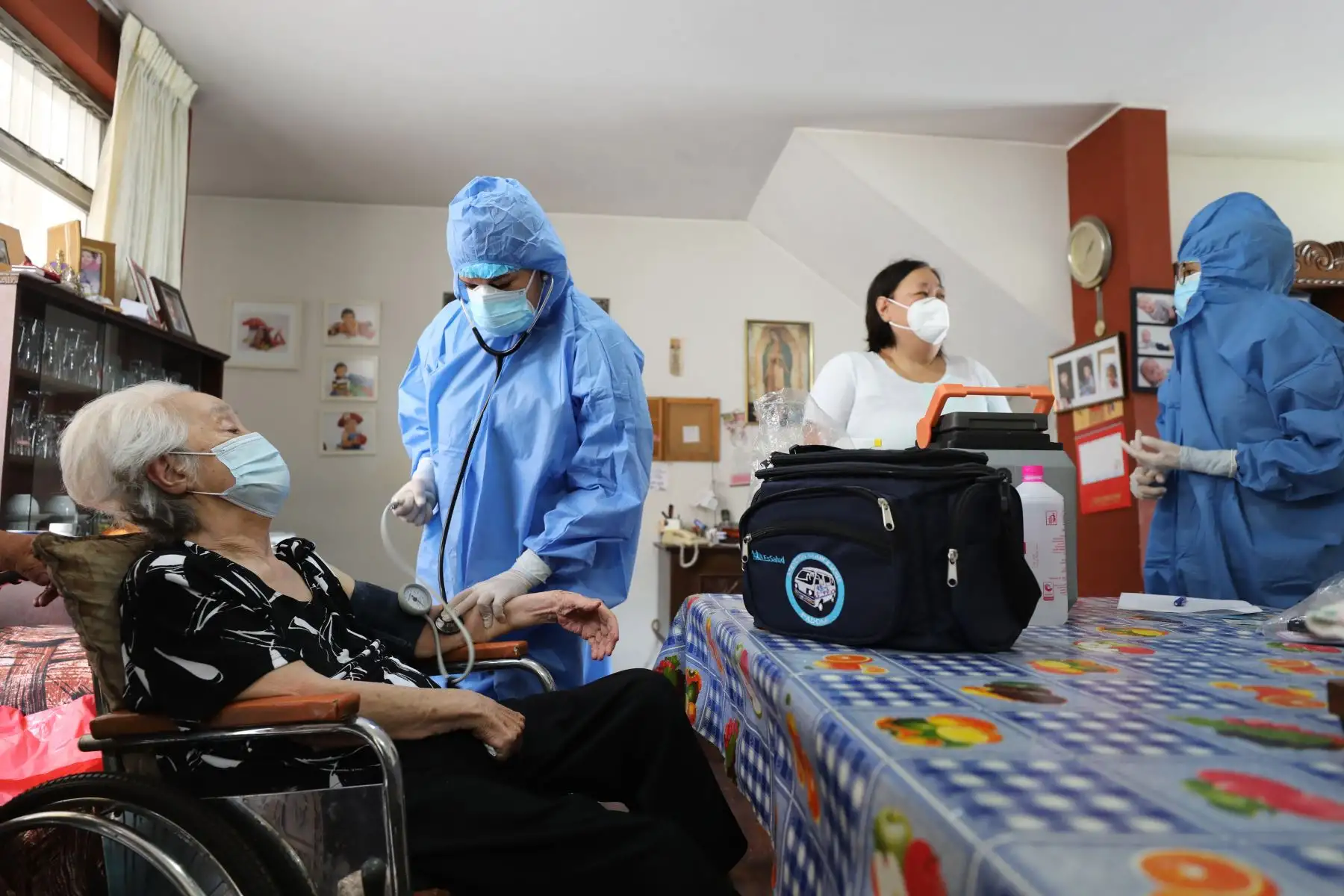 EsSalud presenta unidades móviles para la atención de los pacientes de Padomi.
Foto: EsSalud