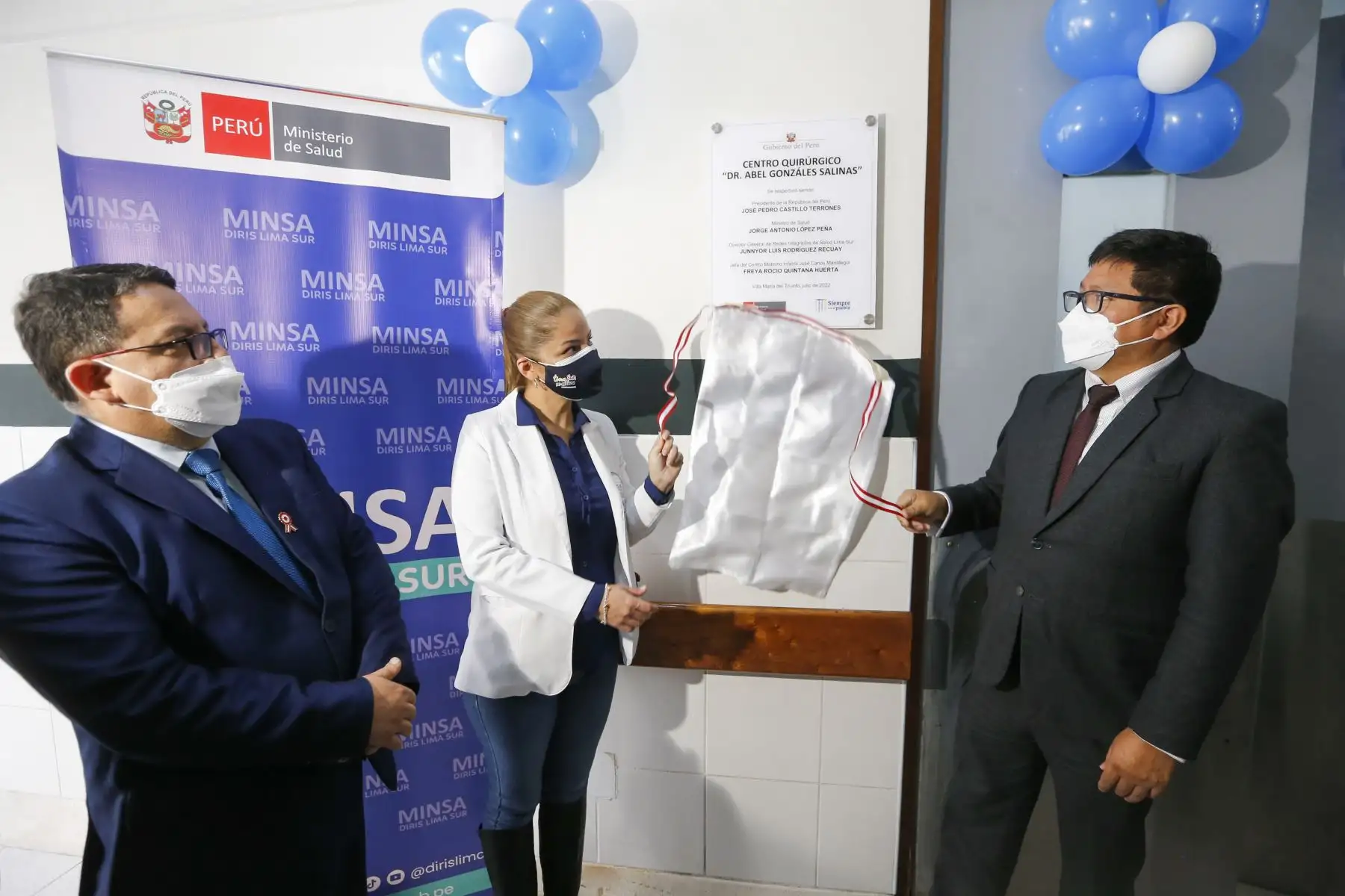 Minsa inaugura el banco de sangre y reabre el centro quirúrgico del centro materno infantil José Carlos Mariátegui en Villa María del Triunfo.
Foto: Minsa