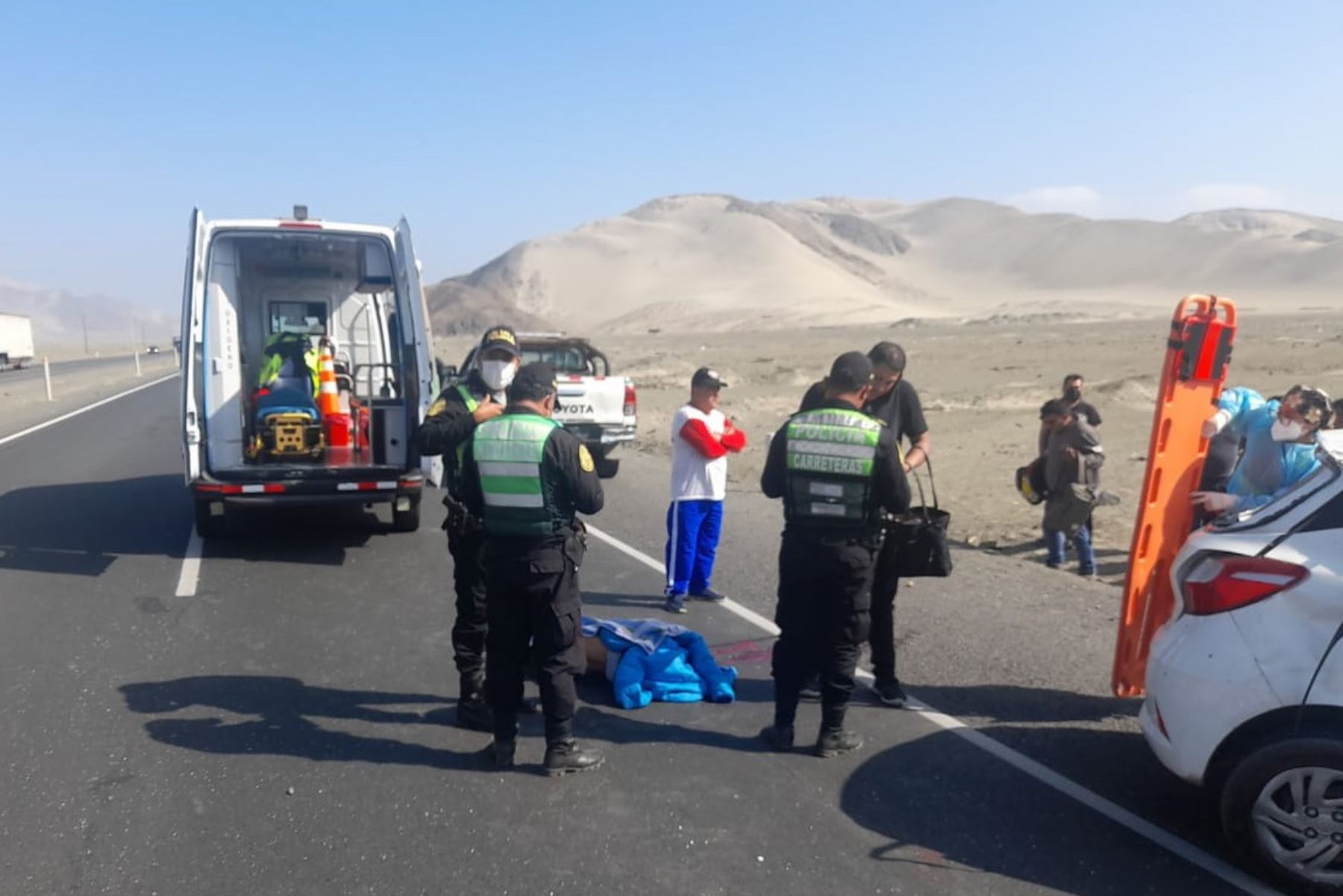 El vehículo siniestrado partió de Trujillo y tenía como destino la ciudad de Chimbote, en la región Áncash.