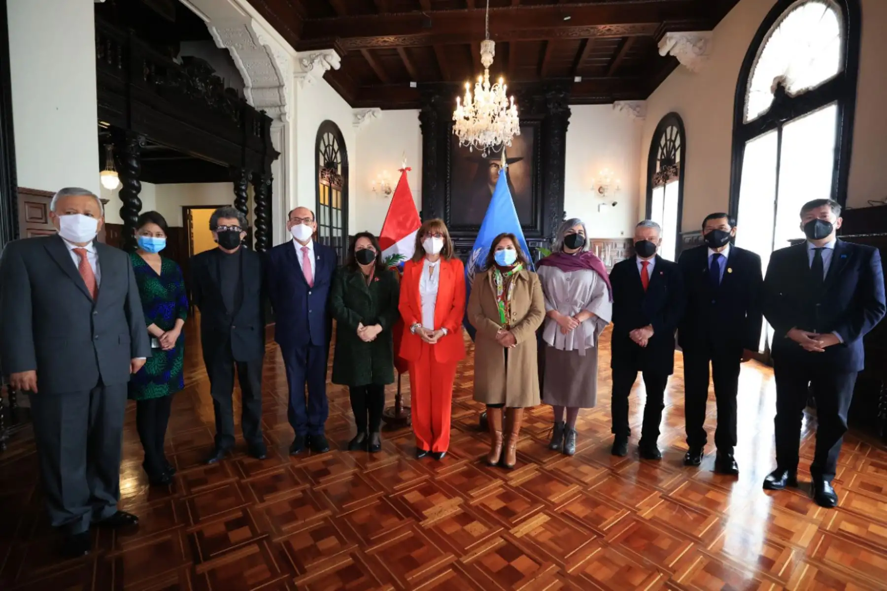 La ministra de Desarrollo e Inclusión Social, Dina Boluarte lidera una reunión multisectorial con la secretaria general de UNCTAD, Rebeca Grynspan a fin de priorizar los emprendimientos con enfoque de género en el marco de la reactivación económica pospandemia en el país.
Foto: Midis