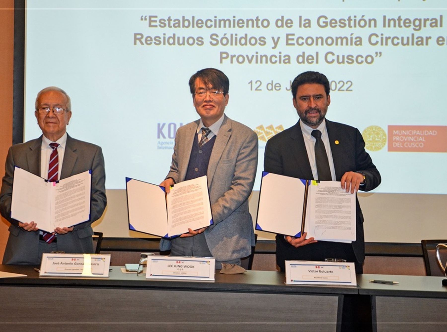 Koica, la agencia de cooperación internacional de Corea, financiará la nueva planta de tratamiento de residuos orgánicos de la provincia de Cusco con un aporte de US$ 4.5 millones. ANDINA/Difusión