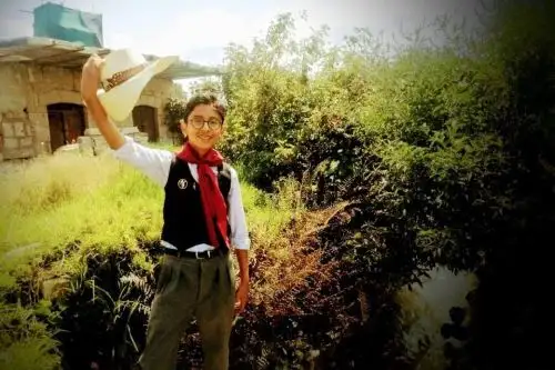 Cristian Quintanilla Huillca, de 14 años, cursa el segundo año de secundaria en la institución educativa Diego Thomson de Arequipa.