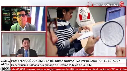 Heber Cusma, secretario de Gestión Pública de la PCM.