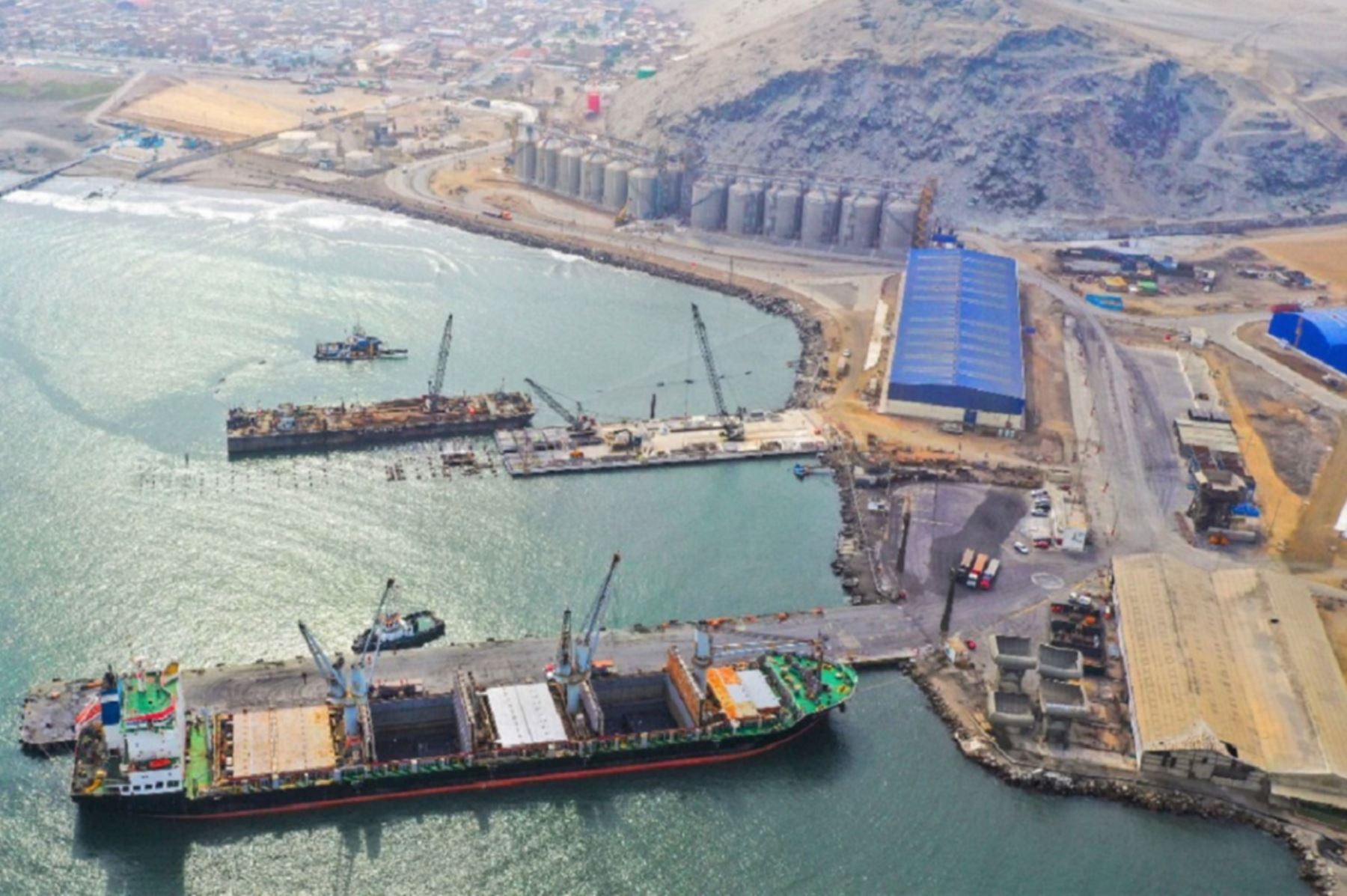 Modernización del terminal portuario Salaverry, ubicado en la región La Libertad. Foto: Cortesía.
