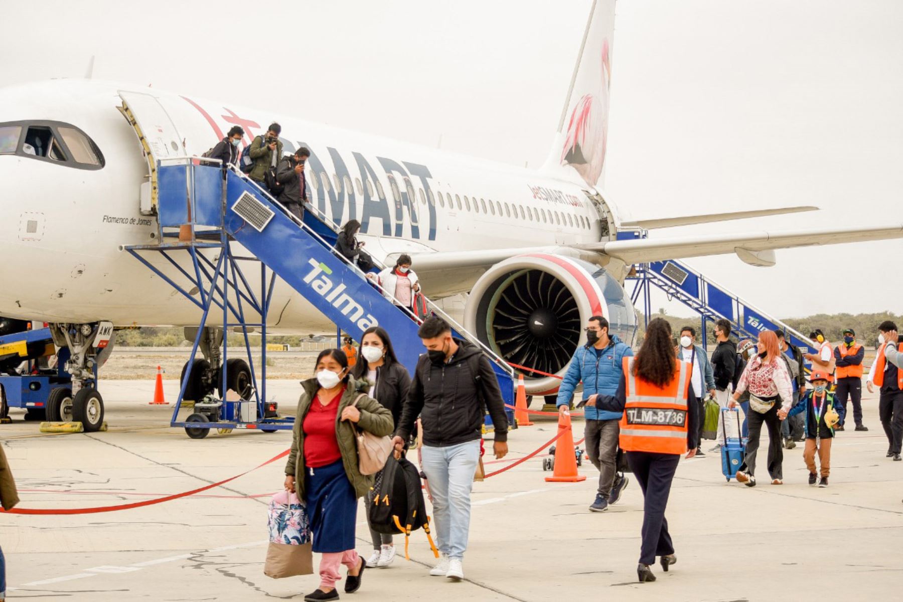 A través de la ruta Piura-Arequipa, JetSMART espera trasladar a 3,800 pasajeros por mes. Foto: ANDINA/Cortesía Mario Moncada