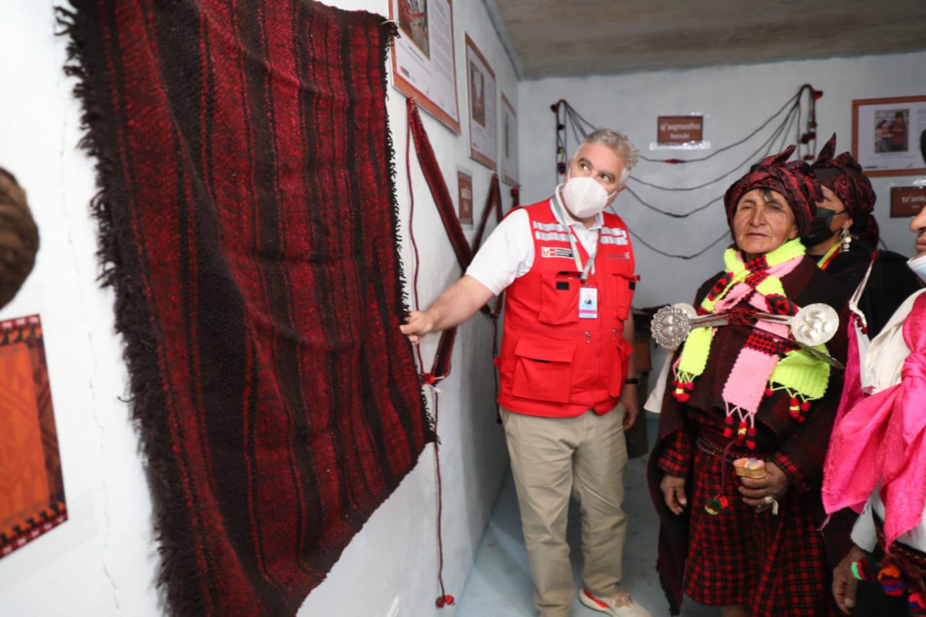 El Museo Saberes Ancestrales Jaqaru, inaugurado en el distrito de Tupe, reúne textiles y otros artículos nacidos de la tradición jaqaru. Foto: ANDINA/Pensión 65