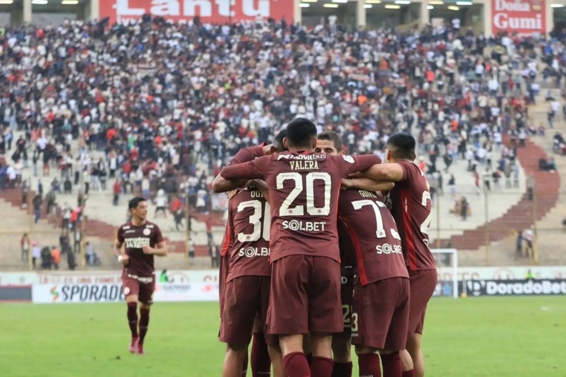 Universitario vence 4 a 0 a USMP durante partido por la segunda fecha de la Liga 1, en el Estadio Monumental. Foto: Liga 1