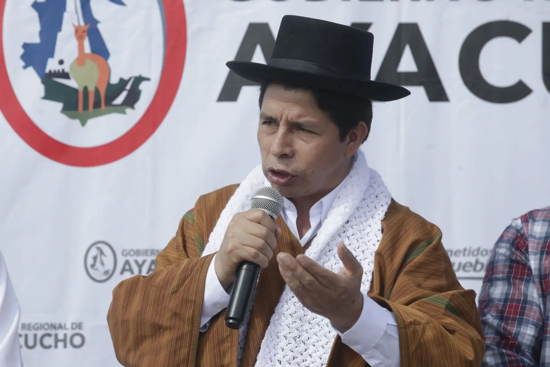 El presidente de la República, Pedro Castillo, inauguró el asfaltado de la carretera Chupas- Chiara-Huamanga, en la región Ayacucho. Foto: ANDINA/Prensa Presidencia