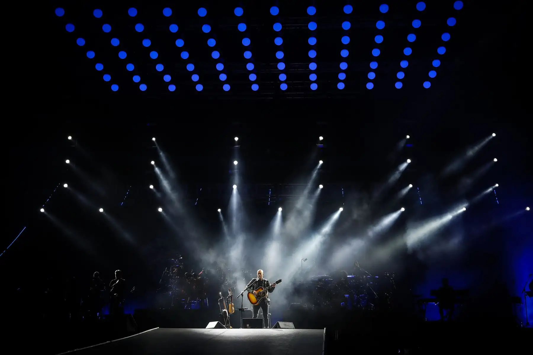 El músico peruano Gian Marco celebró a lo grande sus 30 años de carrera musical con un multitudinario concierto en el Estadio Nacional. Foto: ANDINA/Renato Pajuelo