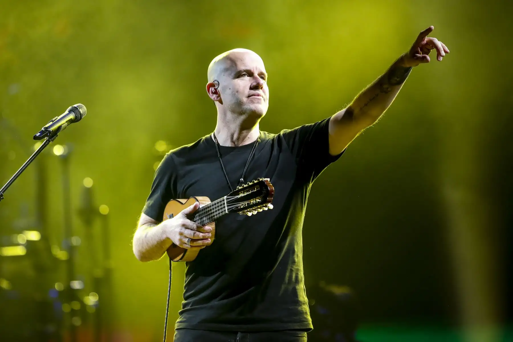 El músico peruano Gian Marco celebró a lo grande sus 30 años de carrera musical con un multitudinario concierto en el Estadio Nacional. 
Foto: ANDINA/Renato Pajuelo