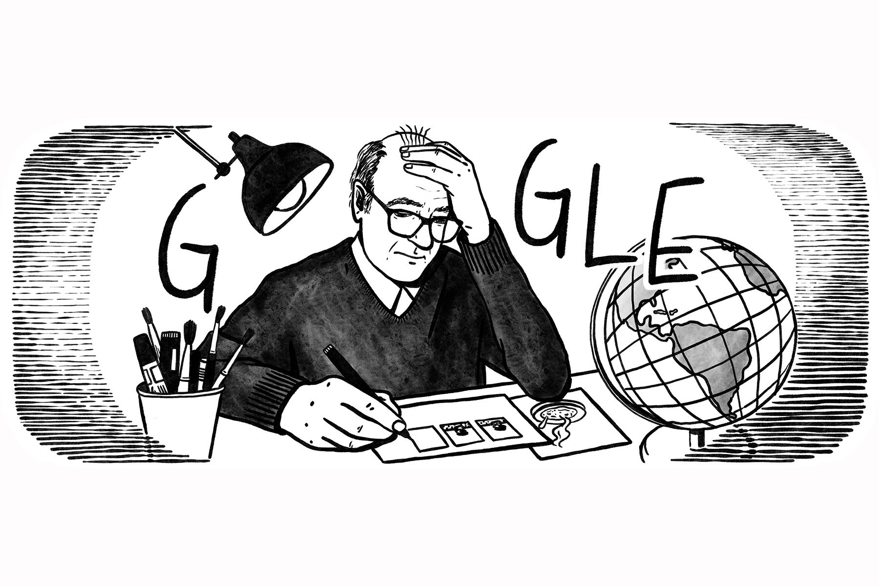 A 90 años de su nacimiento, Google homenajea a Quino con un doodle.