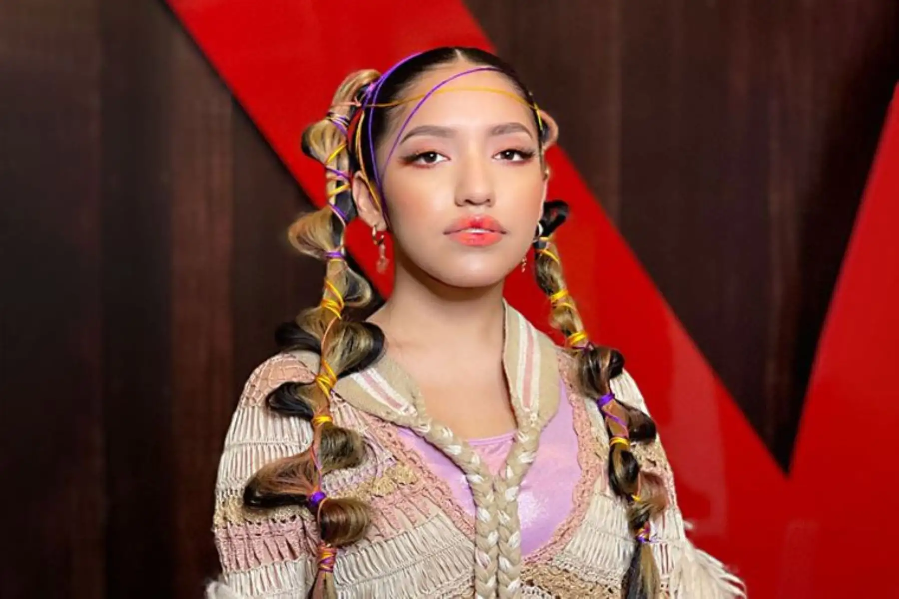 Renata Flores Rivera se prepara a lanzar su mini álbum, Pachamama. ANDINA/ Cortesía