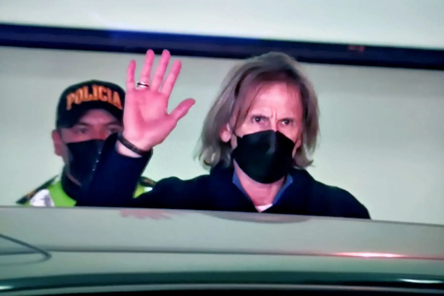 Ricardo Gareca llegó a Lima para despedirse de la afición peruana. Foto: Captura de pantalla