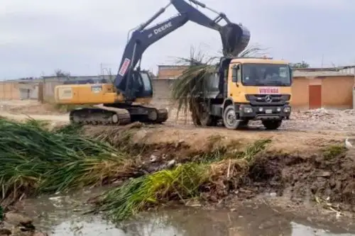 Piura: Vivienda culminó limpieza de los drenes Japón y Turquía en distrito 26 de Octubre