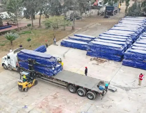 Amazonas: Vivienda traslada 97 módulos para familias damnificada por sismo de 7.5 grados