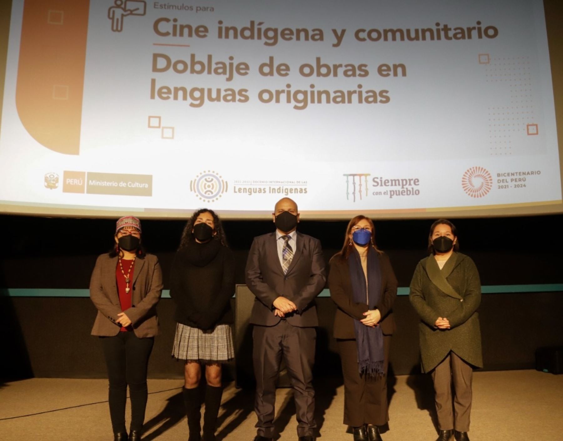 Ministerio de Cultura promueve la cinematografía en las comunidades indígenas y el doblaje de películas en lenguas originarias.