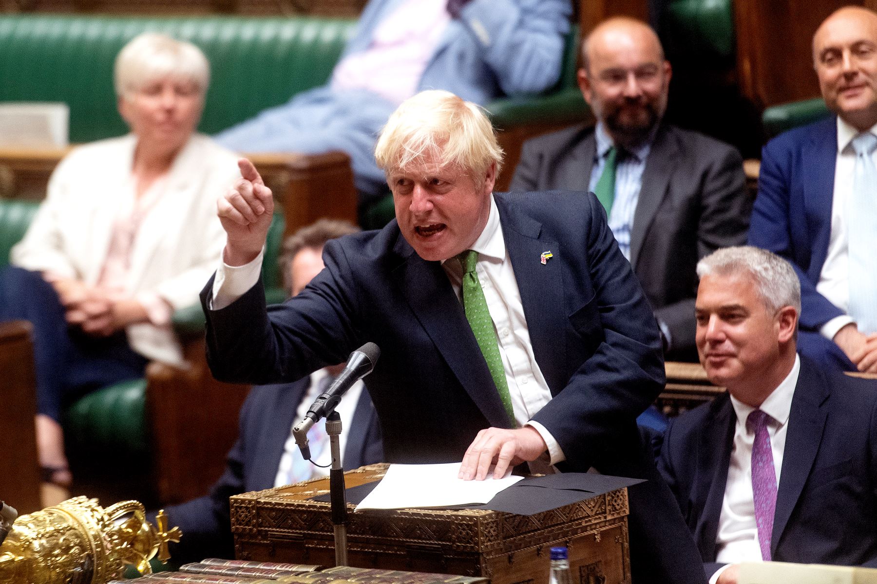 El sucesor de Johnson se conocerá el 5 de septiembre, al término del receso parlamentario que comienza el viernes. Foto: AFP