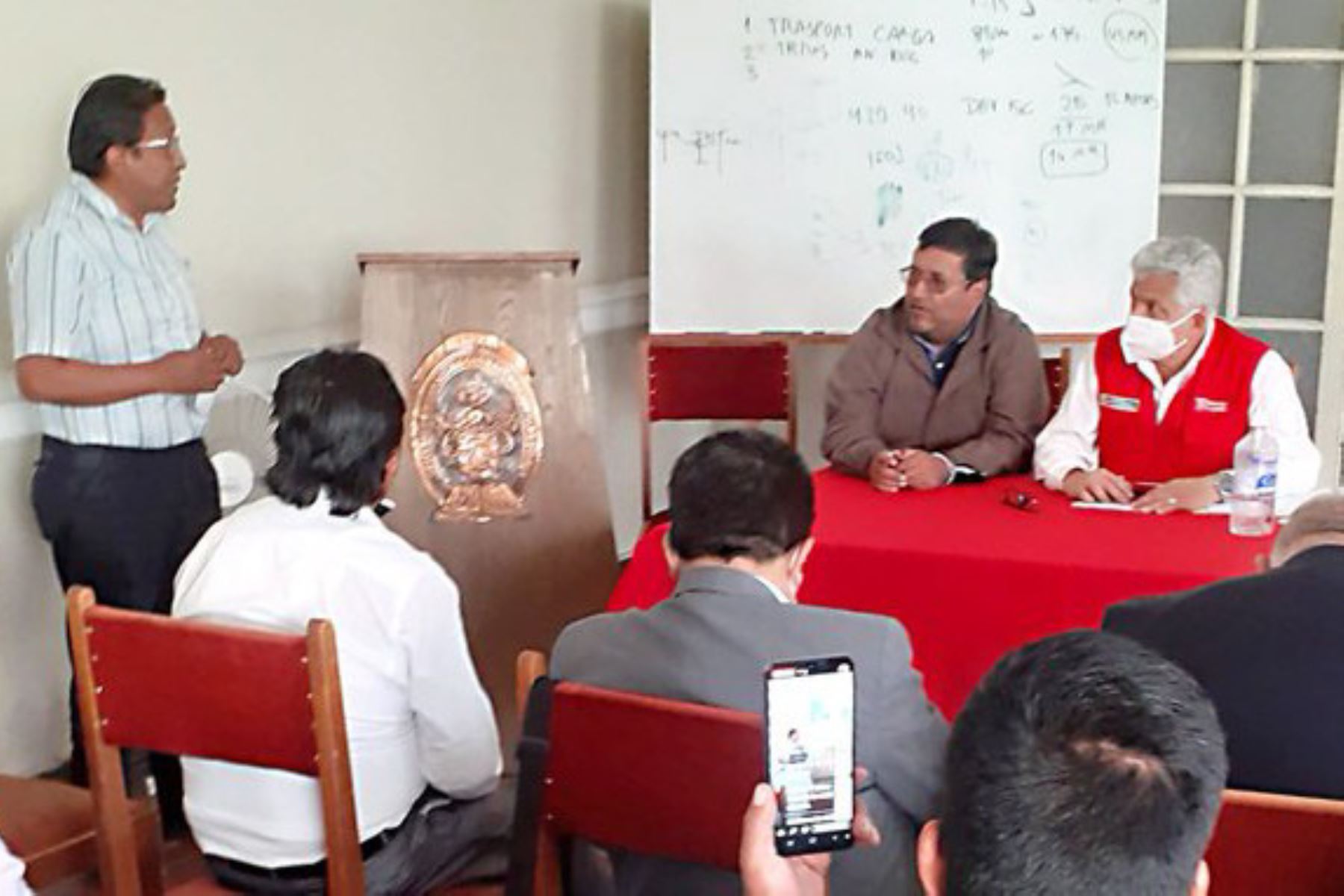 En la reunión participaron los dirigentes de los transportistas de carga pesada de Arequipa, Cusco y Puno. Foto: MTC