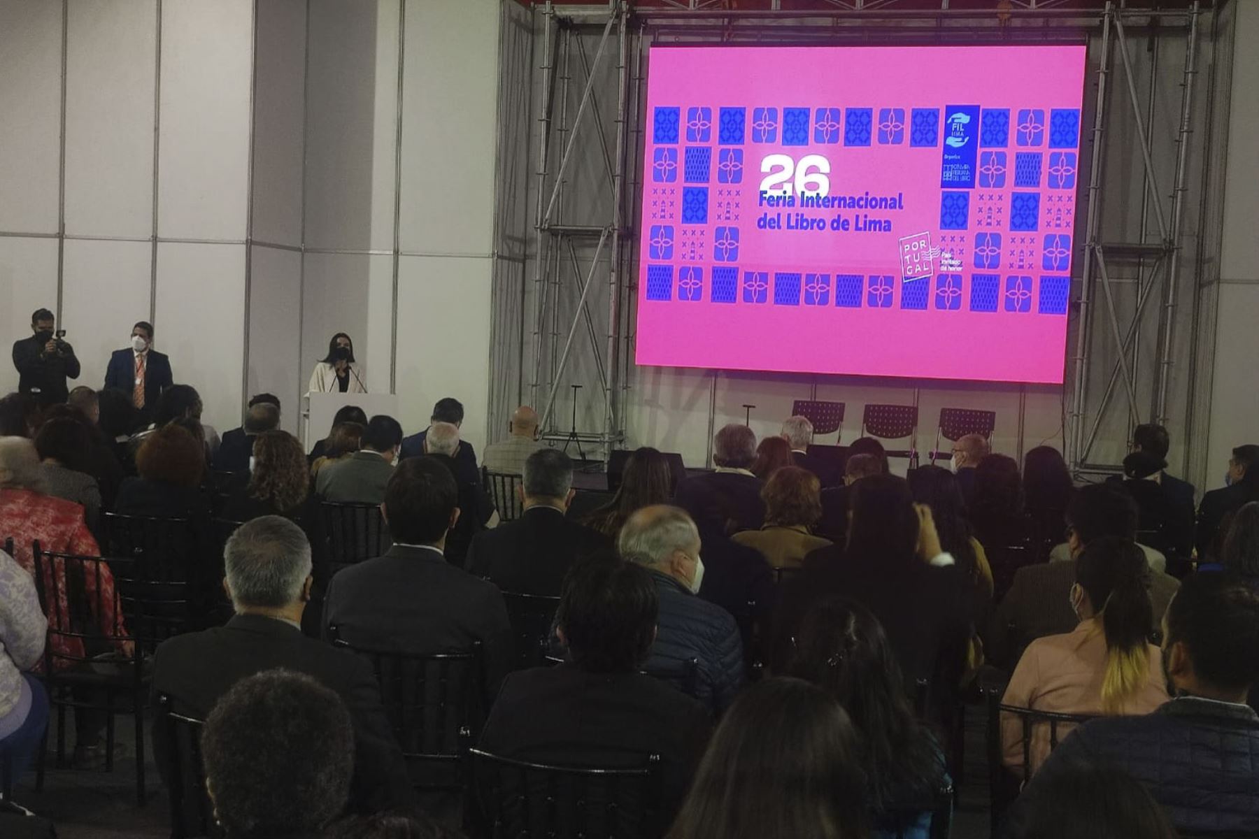 Ceremonia de inauguración de la FIL Lima 2022. ANDINA/Héctor Vinces