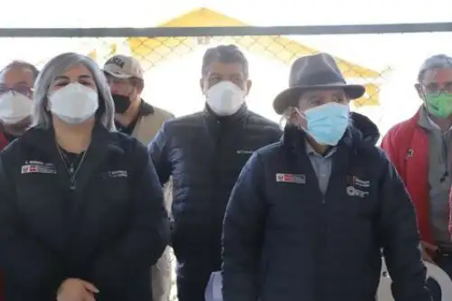 Comunidades campesinas de Cotabambas y la empresa minera Las Bambas se reunieron con los ministros del Ambiente y de Energía y Minas, entre otros representantes del Ejecutivo.