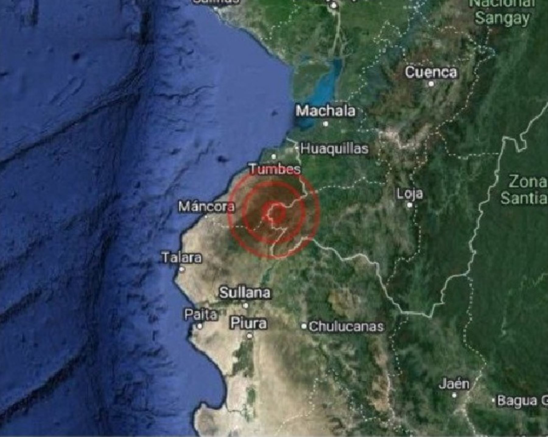 Región Tumbes fue remecida esta madrugada por un temblor de magnitud 4.0, informó el IGP.