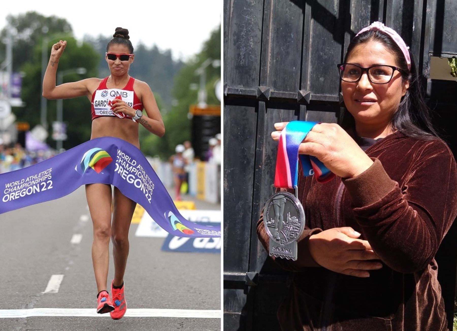 Gabriela León, madre de Kimberly García, celebra el segundo triunfo de su hija en el Campeonato Mundial de Atletismo y la califica de "huancaína de oro".