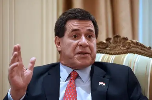 El gobierno estadounidense asegura que las acciones de Cartes "permitieron y perpetuaron la participación recientemente documentada de Cartes con organizaciones terroristas extranjeras y otras entidades designadas por Estados Unidos". Foto: AFP
