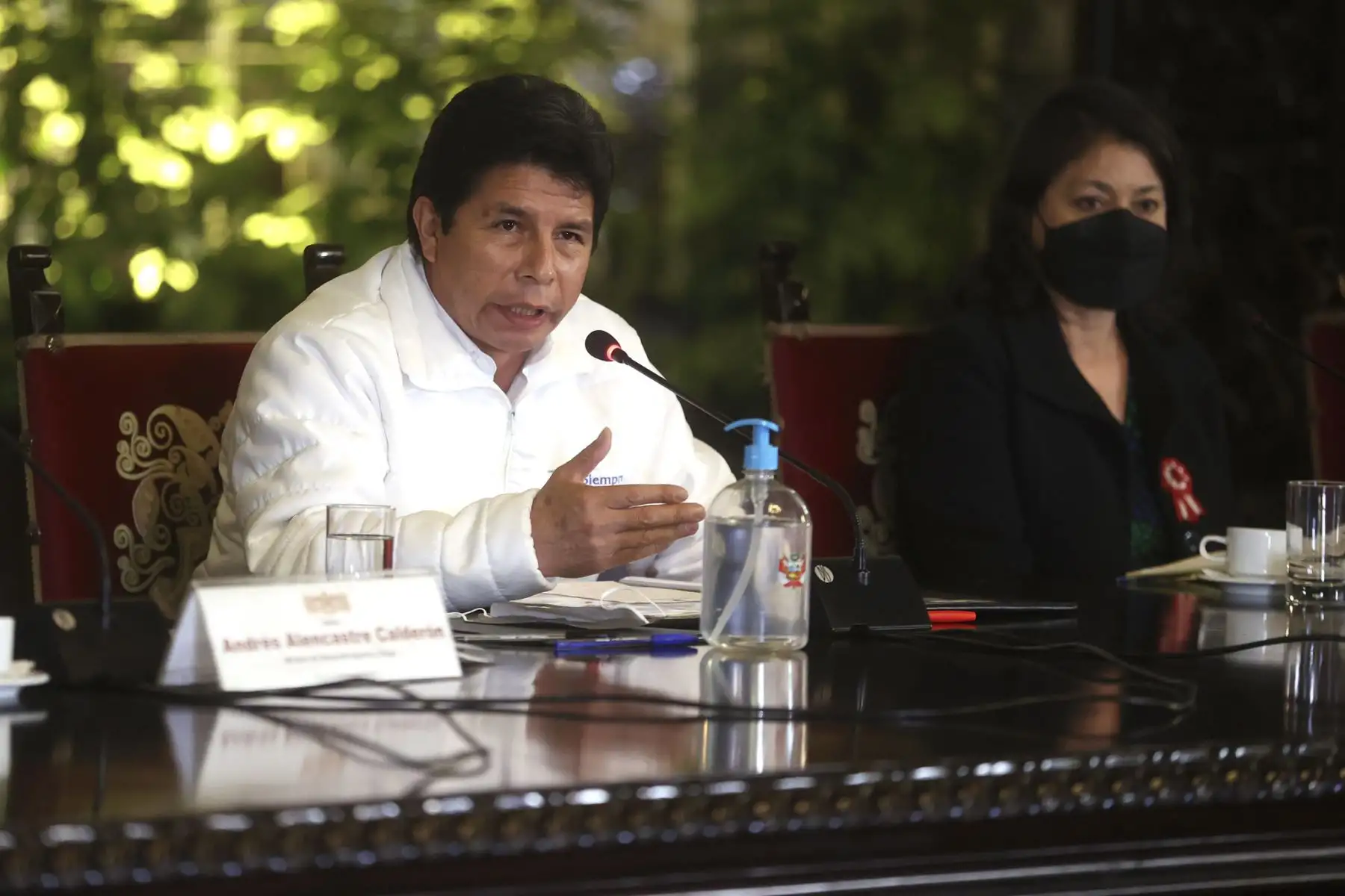 Presidente Pedro Castillo lidera reunión con representantes de gremios arroceros.
Foto: ANDINA/Prensa Presidencia