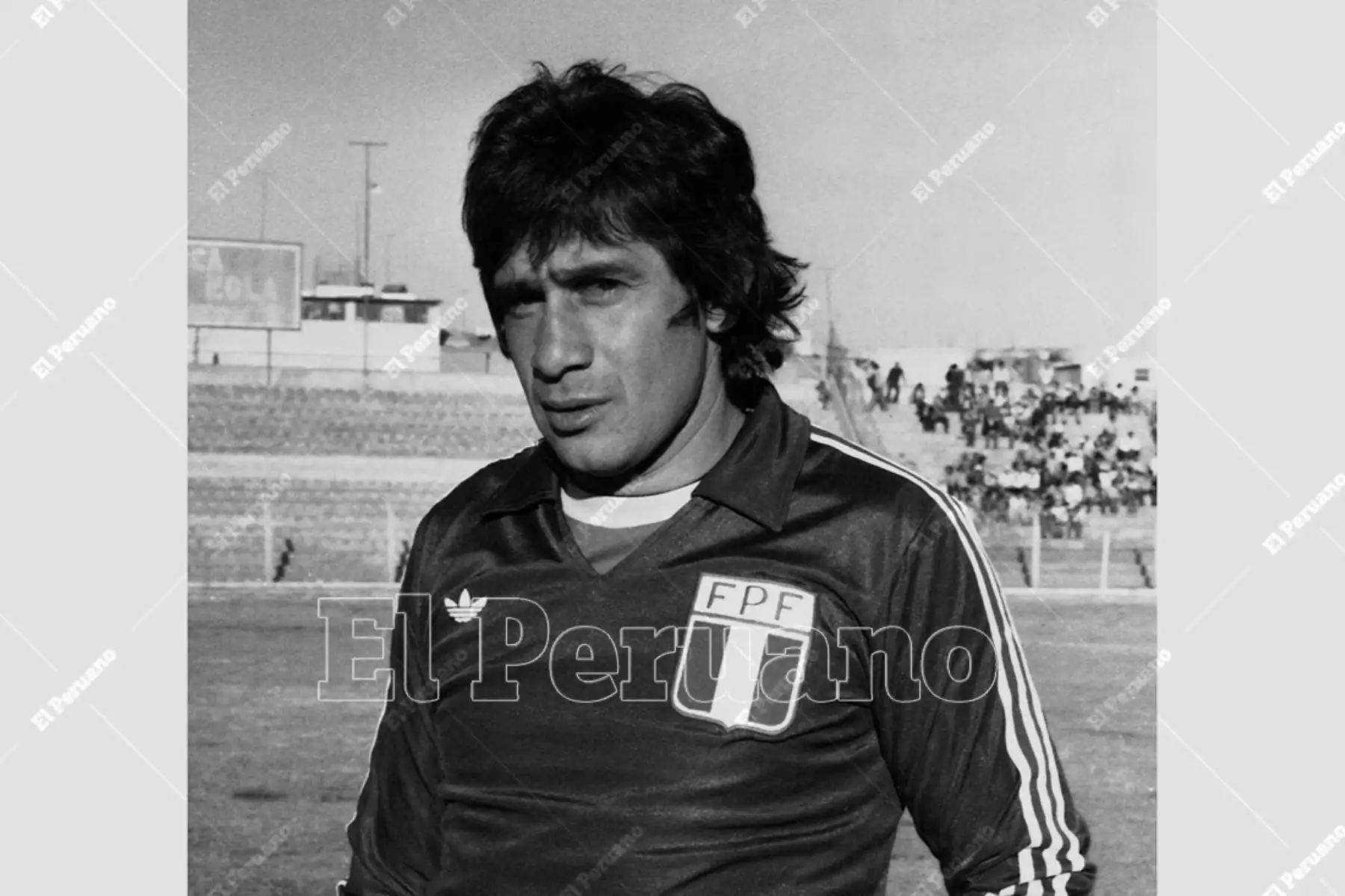 Lima - 23 julio 1981 / Ramón Quiroga arquero de la selección peruana de fútbol mundialista en Argentina 78 y España 82. 
Foto: Archivo Histórico de El Peruano / Norman Córdova