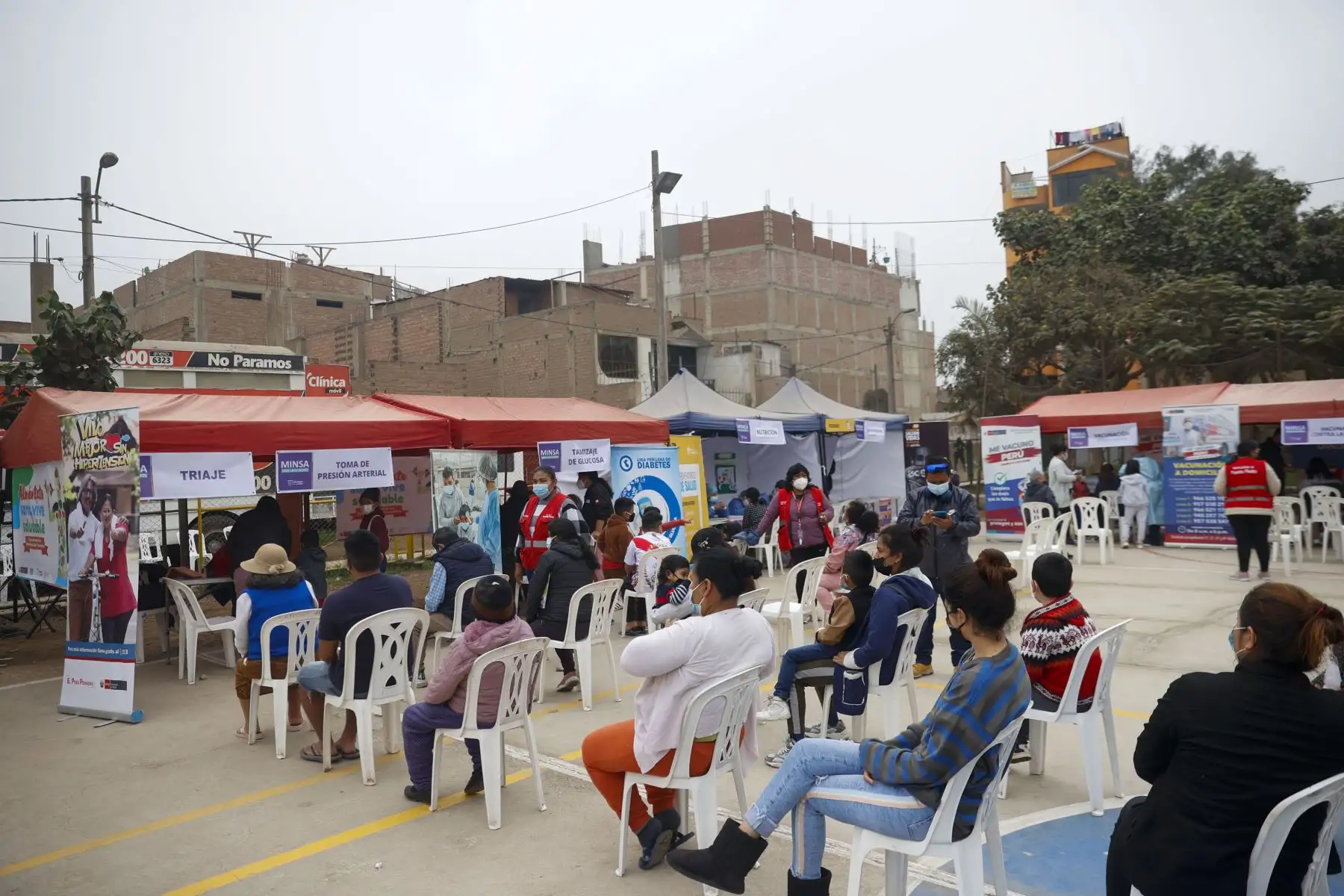 Ministerio de Salud realiza Campaña Integral de Salud  denominada la Semana de Oro de las Enfermedades No Transmisibles. La actividad estará acompañada de una Campaña de Tamizaje Integral dirigida al público en general con el objetivo de acercar los servicios especializados de salud.
Foto: ANDINA/Carla Patiño Ramírez