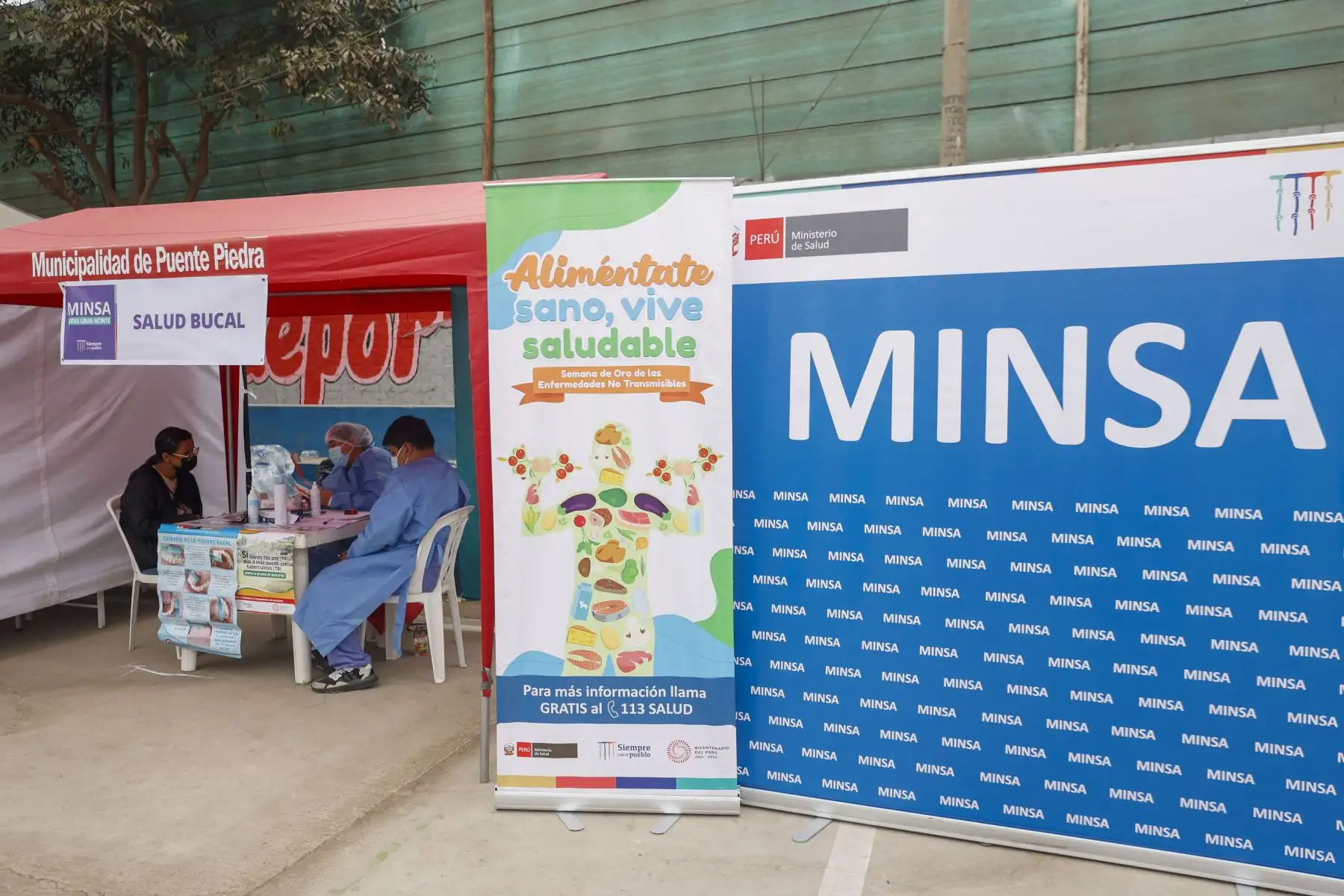 Ministerio de Salud realiza Campaña Integral de Salud  denominada la Semana de Oro de las Enfermedades No Transmisibles. La actividad estará acompañada de una Campaña de Tamizaje Integral dirigida al público en general con el objetivo de acercar los servicios especializados de salud.
Foto: ANDINA/Carla Patiño Ramírez